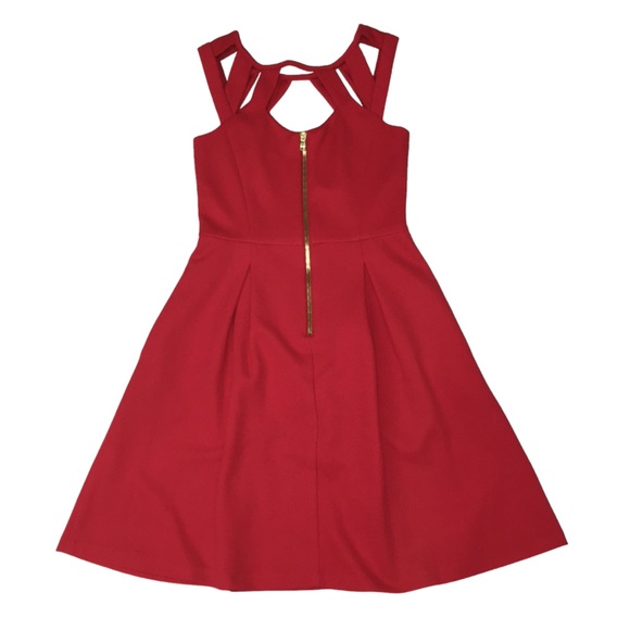 Betsey Johnson Red Cage Top Party Event Dress - Women’s 2 - Picture 9 of 14